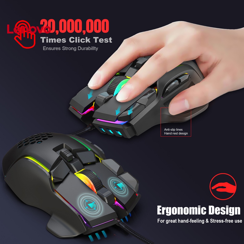 Chuột Quang Chơi Game Có Dây 10 Nút Bấm Họa Tiết Hoa Hướng Dương Chuột Chơi Game Giao Diện USB 12800DPI 12800DPI