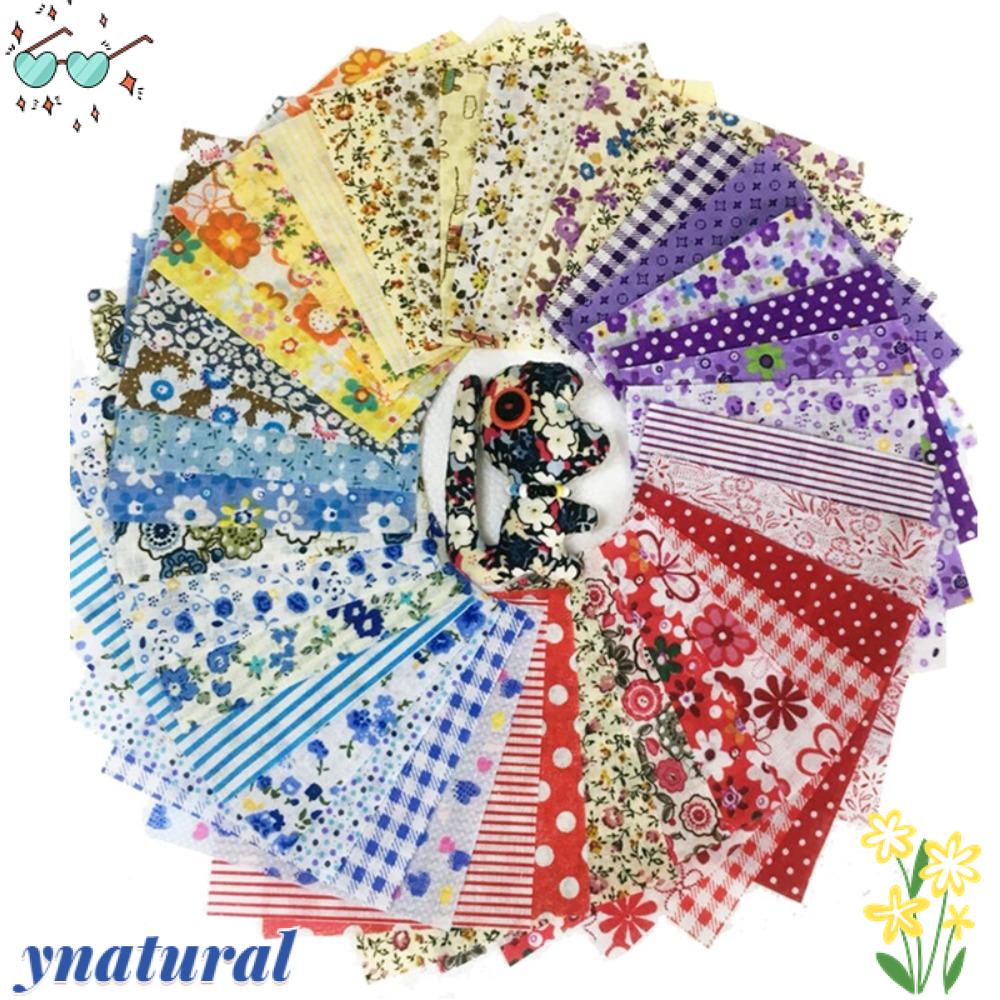 YNATURAL Tấm Vải Cotton Hình Vuông Nhiều Màu Kích Thước 4x4, 10 * 10cm