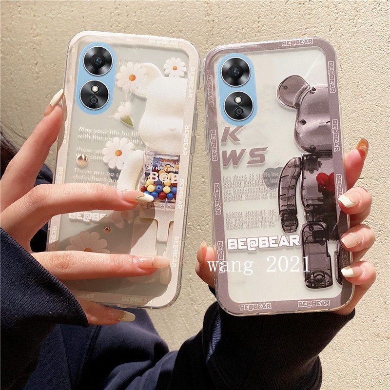Ốp Điện Thoại Dẻo Trong Suốt Hình Gấu Dễ Thương Cho OPPO Reno10 Reno10 Pro + Plus 5G OPPO A78 4G 2023 OPPOReno10 Pro 5G