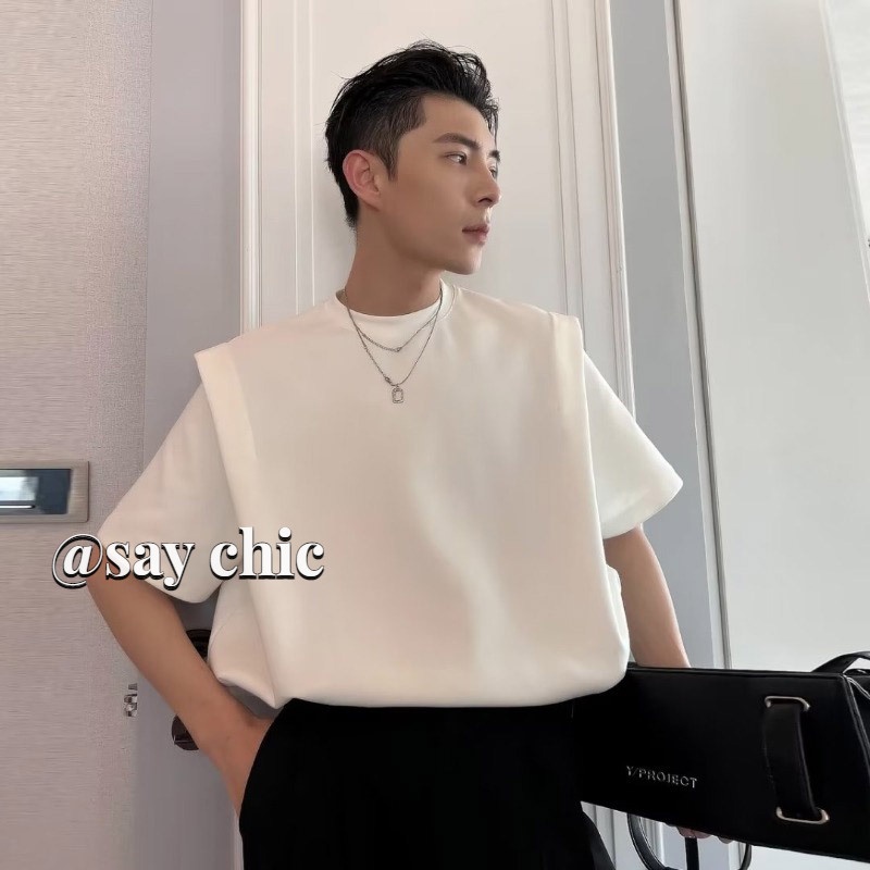 Áo Thun Tay Ngắn Cổ Tròn Dáng Rộng Thời Trang Mùa Hè Cho Nam
