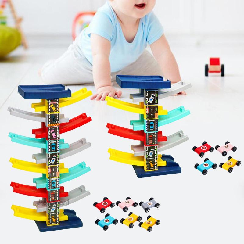 Đường Ray Xe Hơi Đồ Chơi Bằng Chất Liệu Bền Làm Quà Sinh Nhật Cho Bé