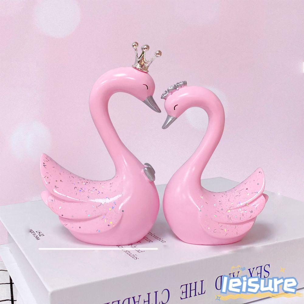 LEISURE Tượng Thiên Nga Trang Trí Bánh Kem