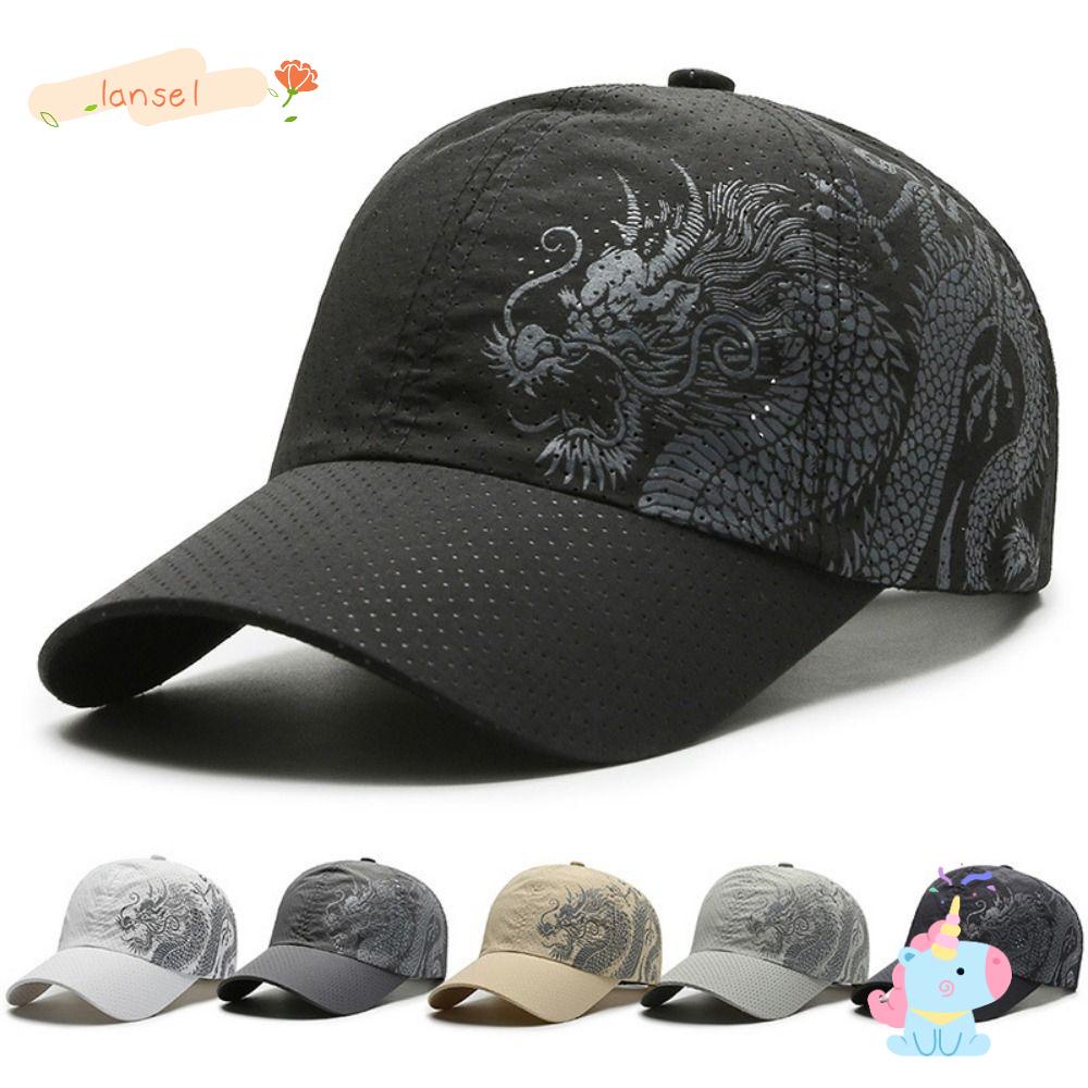 LANSEL Mũ Lưỡi Trai Chống Nắng Thiết Kế Đơn Giản Thời Trang Cho Nam