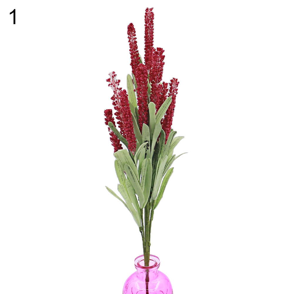 Bó Hoa Oải Hương Giả 12 Bông Trang Trí Nhà Cửa DIY