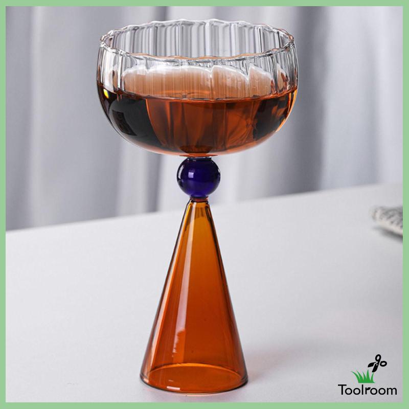 Ly Thủy Tinh Uống Cocktail Hình Mắt Kính Độc Đáo