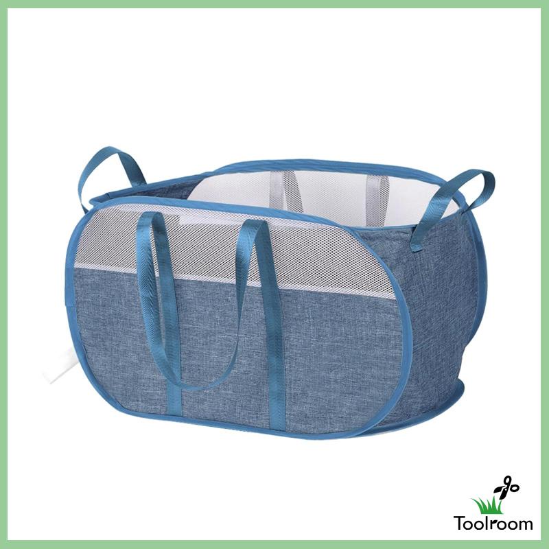 Giỏ Lưới Đựng Đồ Giặt Nhẹ Có Tay Cầm Tiện Dụng