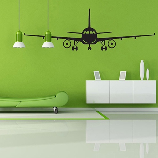 Miếng Dán Tường Trang Trí Hình Máy Bay 3D Nhiều Kích Cỡ Khác Nhau DIY