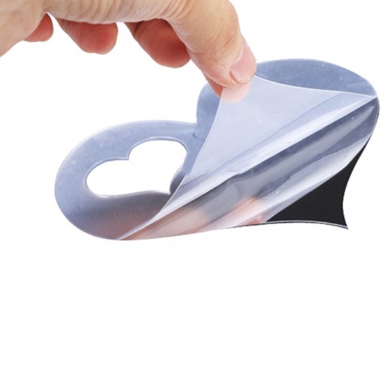 Set 16 Miếng Dán Tường Tráng Gương Hình Trái Tim 3D Sáng Tạo Trang Trí Nhà Cửa