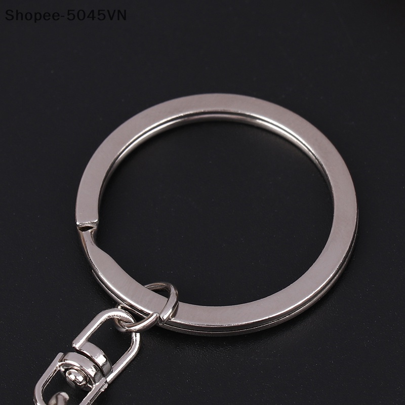 Móc Khóa Hình Lá Phong Bằng Kim Loại Màu Bạc Thời Trang