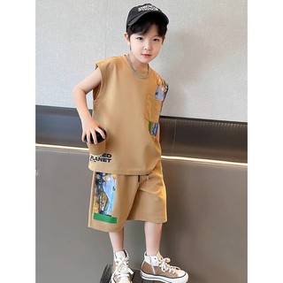 Bộ thun sát nách bé trai LD2344