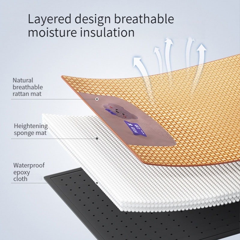 HamshMoc Nệm Ngủ Chống Trượt Thoáng Khí Thoải Mái Cho Thú Cưng