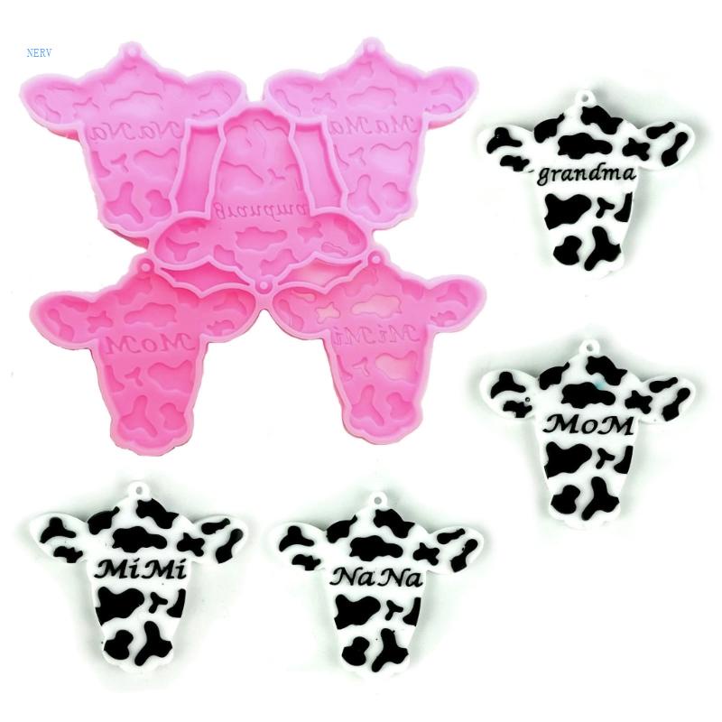 Khuôn Silicone Làm Mặt Dây Chuyền Hình Đầu Bò Độc Đáo