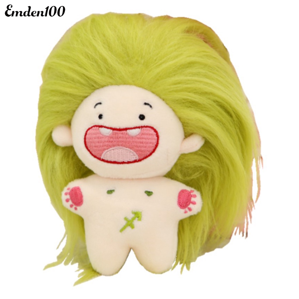 [EMDEN] Búp Bê Nhồi Bông Naked Tóc Bồng Bềnh 11cm 12 Răng Dành Cho Bé Gái