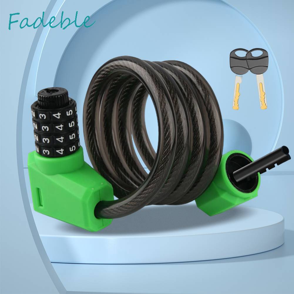 Dây Xích Khóa Xe Đạp / Xe Máy / Thuyền Kayak Có Mật Khẩu 1.2M