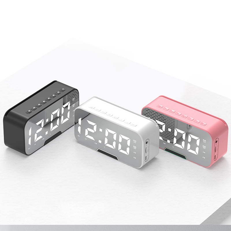 Loa bluetooth Không Dây Tích Hợp Đồng Hồ Báo Thức Tiện Dụng