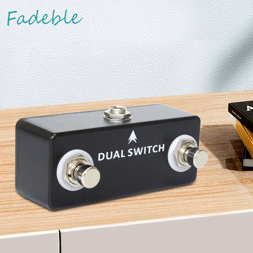 Công Tắc Pedal Đàn Guitar 2 Chiều Vỏ Kim Loại