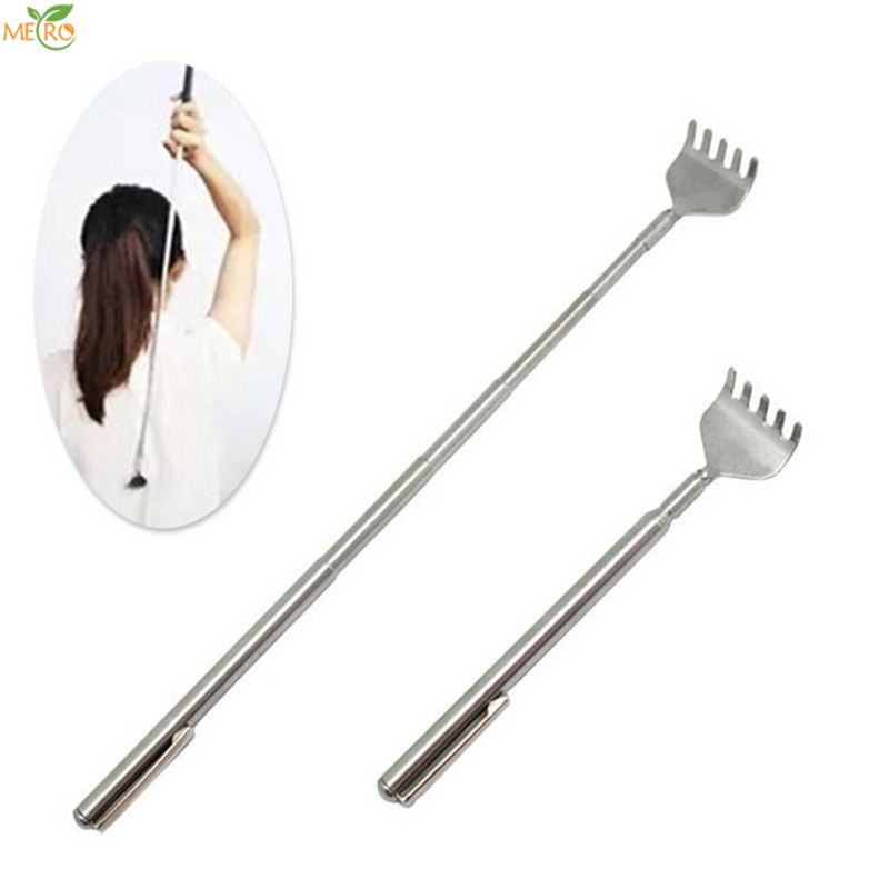 Dụng cụ mát xa lưng bằng thép không gỉ Kính thiên văn Scratcher Thư giãn Anti Itch Claw tàu điện ngầm