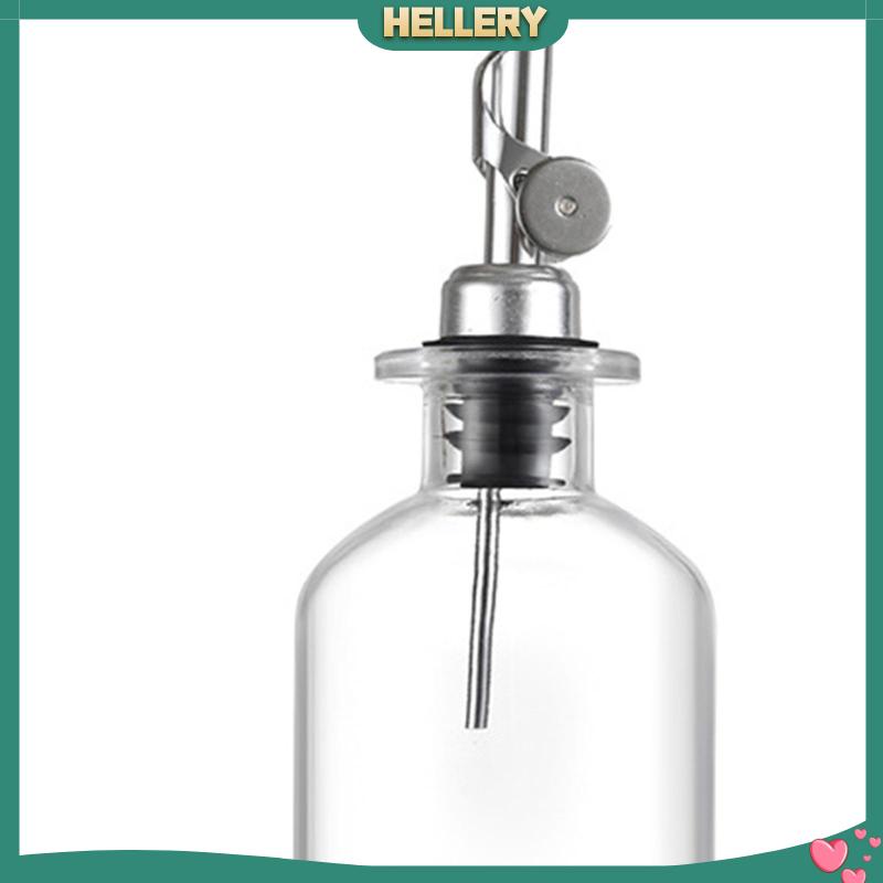 Bình Đựng Dầu Ăn / Nước Sốt Bằng Thủy Tinh Trong Suốt Kèm Giá Đỡ Tiện Dụng Cho Nhà Bếp