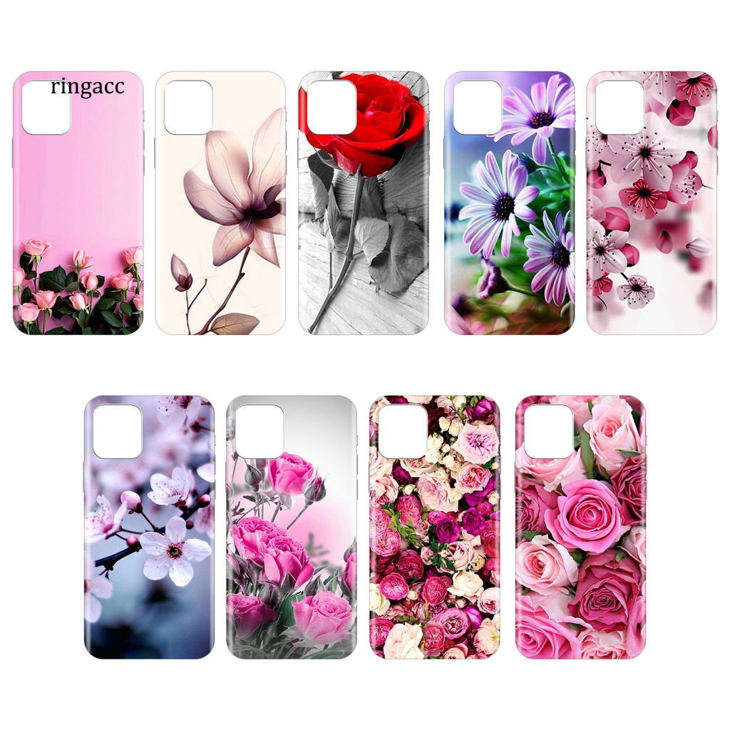 Rga Ốp Điện Thoại Siêu Mỏng Hình Hoa Hồng Thân Thiện Với Môi Trường Cho iPhone 11 Pro Max