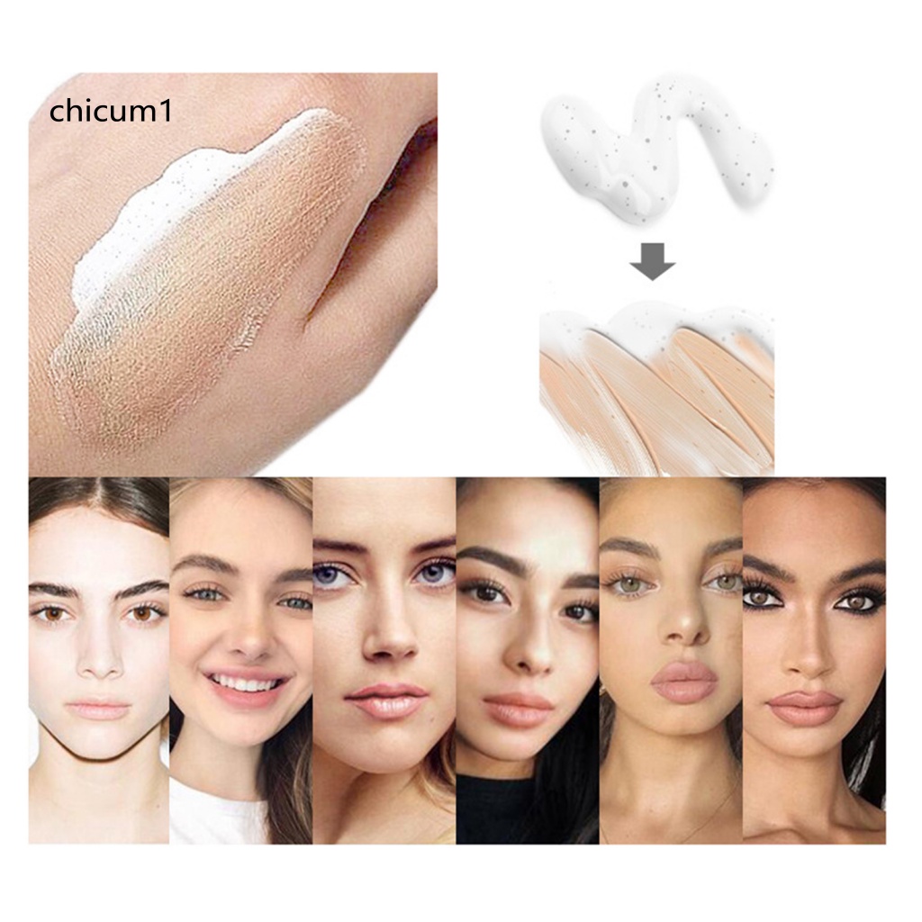 Kem Nền CC Dạng Lỏng Thay Đổi Màu Sắc Kiểm Soát Dầu Làm Sáng