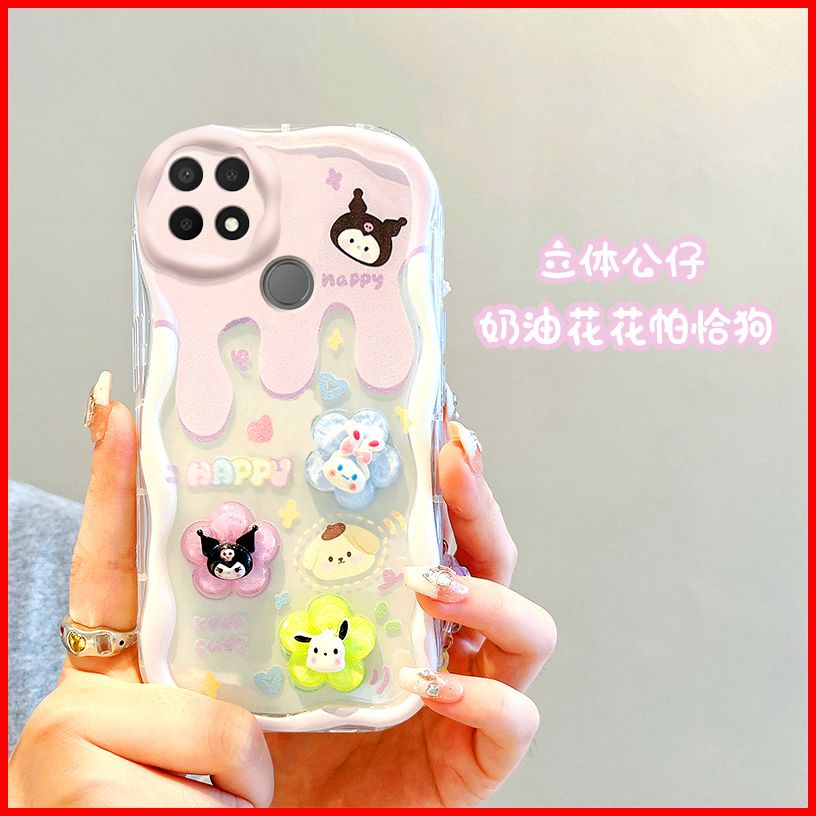 ốp lưng OPPO A15 ốp lưng OPPO A15s Ốp Điện Thoại Ba Chiều Gắn Búp Bê Ngọt Ngào Cho OPPO A15 A15s BBNY