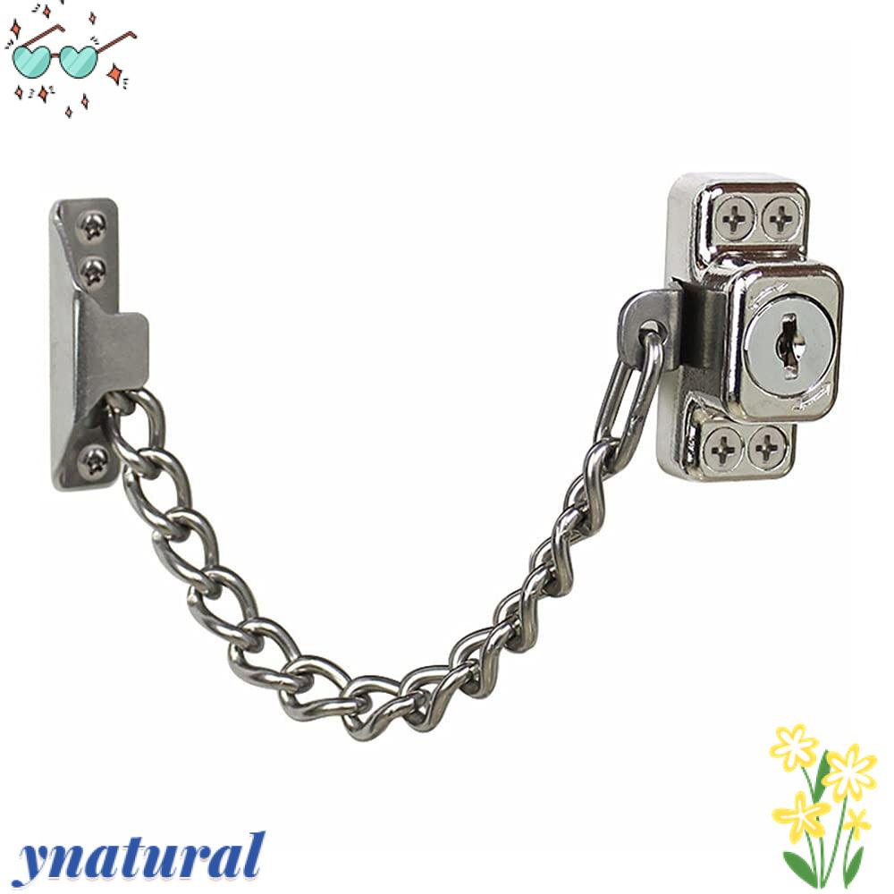 YNATURAL Ổ Khóa Cửa Sổ Bằng Thép Không Gỉ An Toàn Kèm Chìa Khóa Cho Mở Cửa