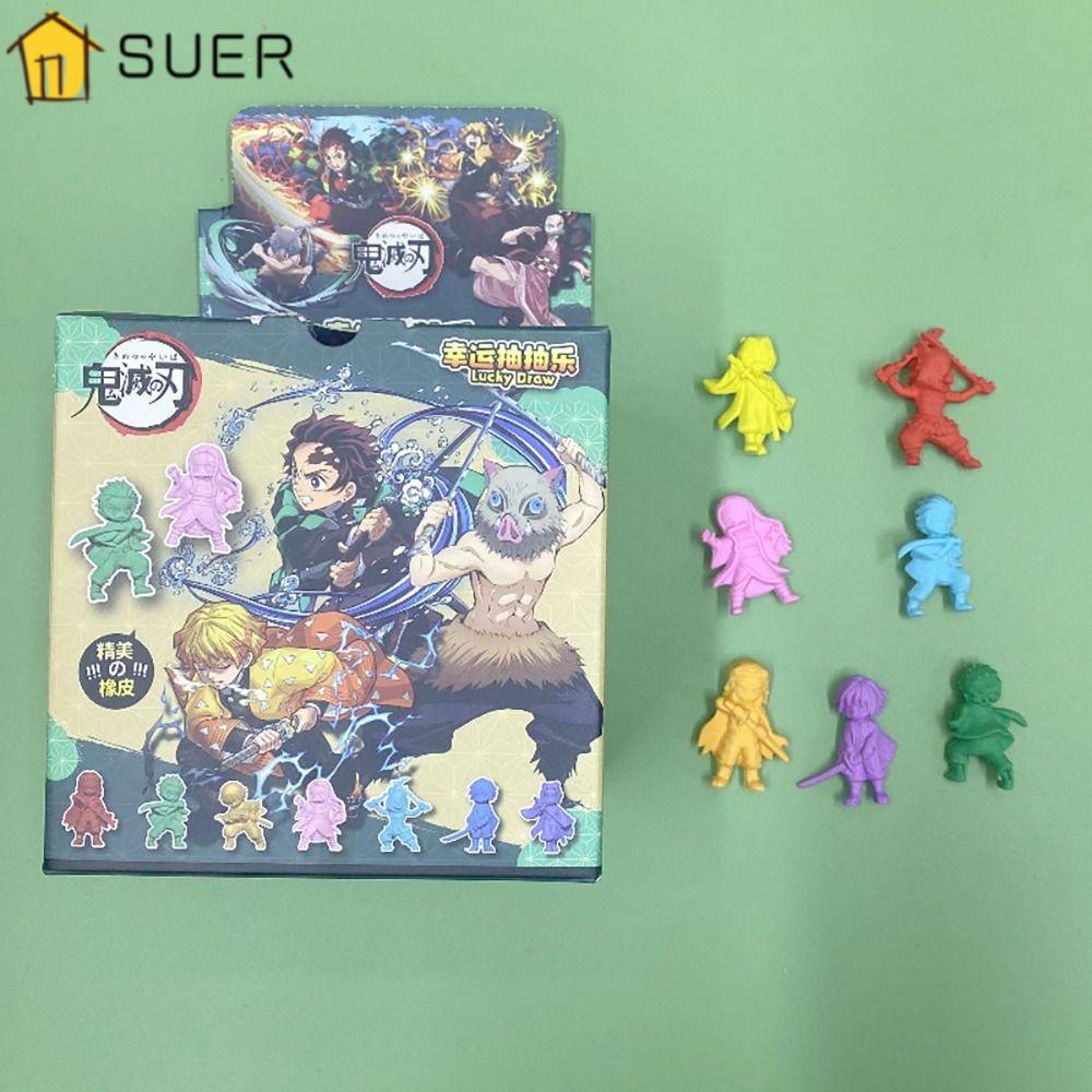 SUENIN Cục Tẩy Bút Chì Bằng Cao Su Họa Tiết Hoạt Hình Tháo Rời Được