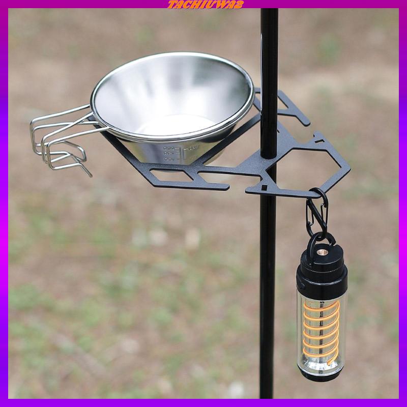 Giá Đỡ Đèn Hình Tam Giác Có Lỗ Gắn Ba Lô Leo Núi / Sân Vườn