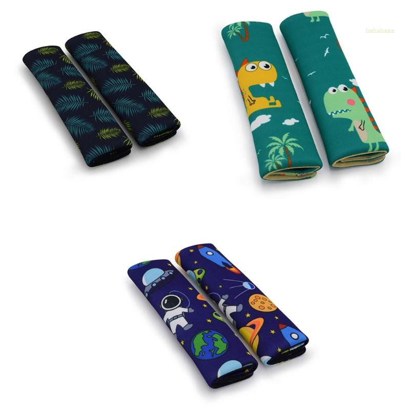 Set 2 Đệm Ngồi Xe Hơi Thoáng Khí Có Thể Điều Chỉnh Cho Bé