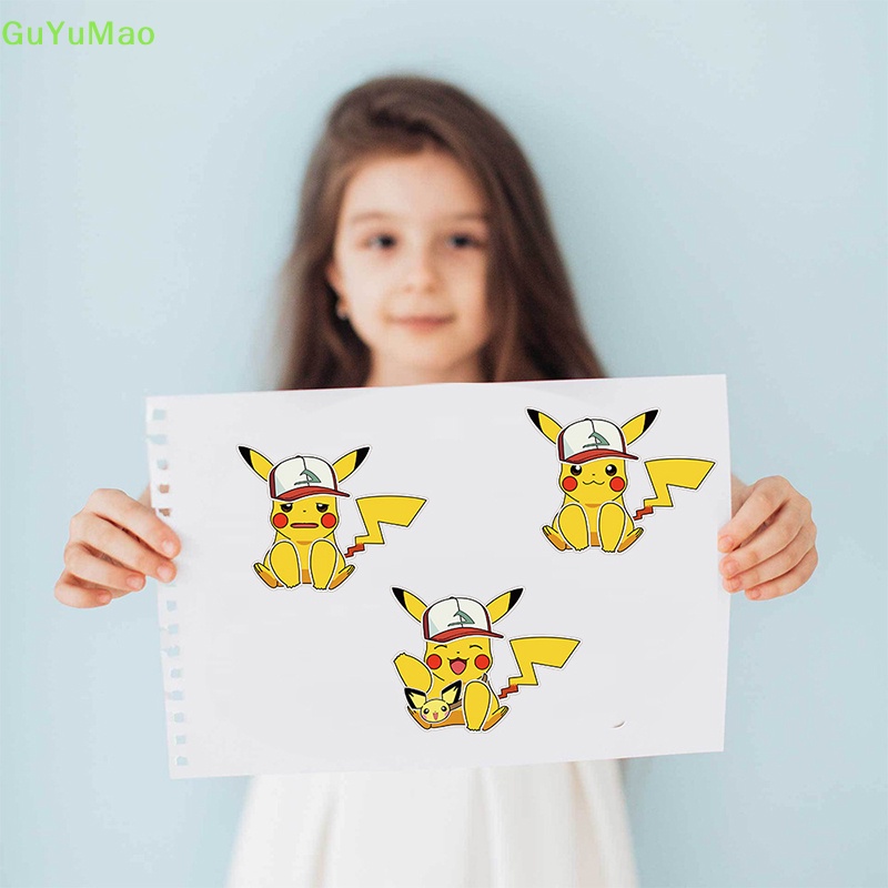 Bộ 8 Miếng Dán Xếp Hình Pokemon Vui Nhộn Cho Bé