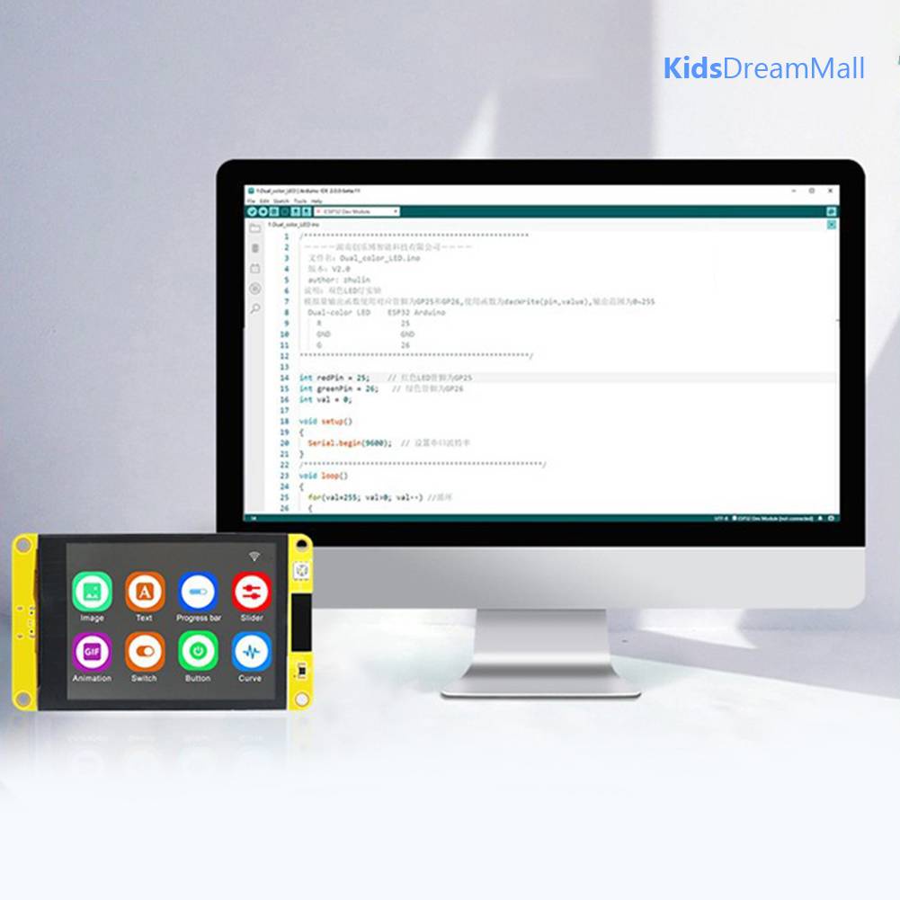 Bảng Mạch Phát Triển ESP32 IPS TFT RGB LCD IoT MCU Kết Nối Bluetooth