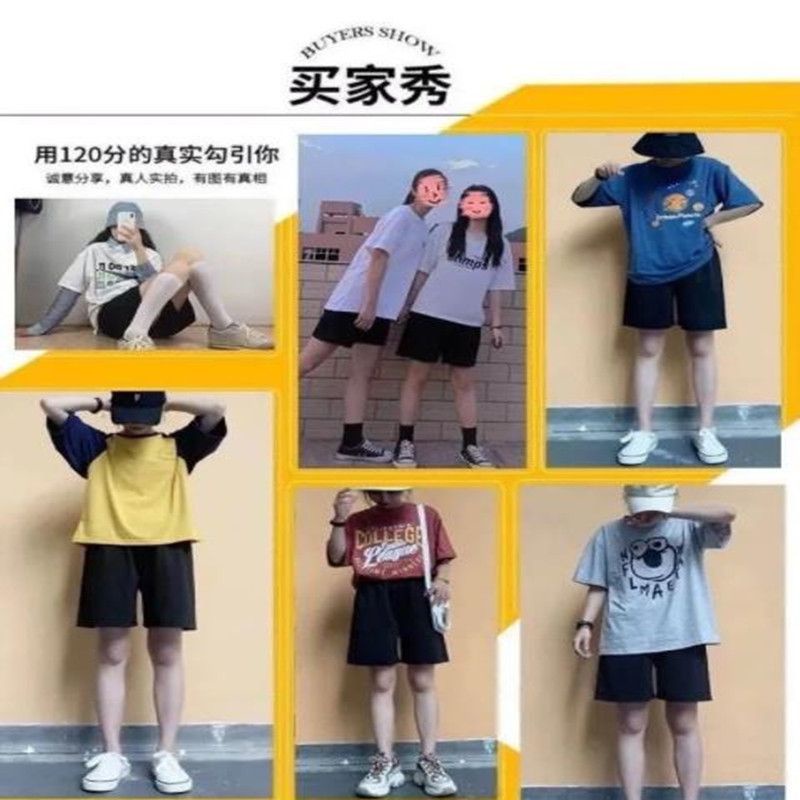 Quần Short Thể Thao Lưng Cao Ống Rộng Cỡ Lớn Thời Trang Mùa Hè 2023 Cho Nữ