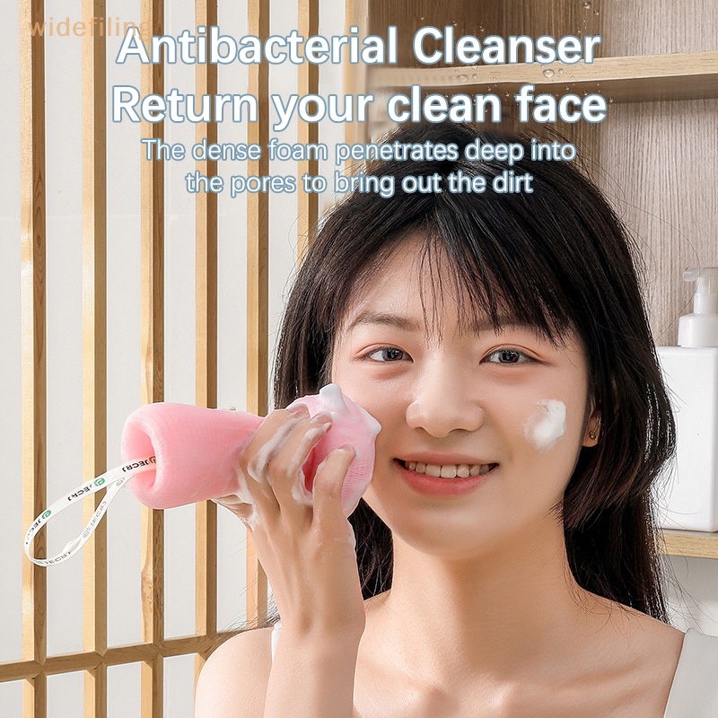 Túi Lưới Đựng Xà Phòng Rửa Mặt Tạo Bọt Tiện Dụng