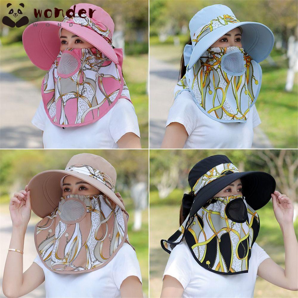 WONDER Nón Tai Bèo Che Nắng Thoáng Khí Chống Tia UV Thời Trang Công Sở Cho Nữ