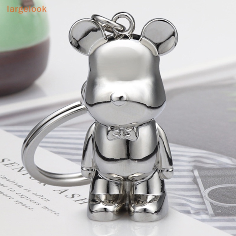 Móc Khóa Kim Loại Hình Gấu Hoạt Hình Sáng Tạo