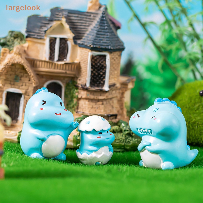 Đồ trang trí Khủng Long Nhỏ Bằng Nhựa Resin Dễ Thương Dùng Trang Trí Tiểu Cảnh DIY