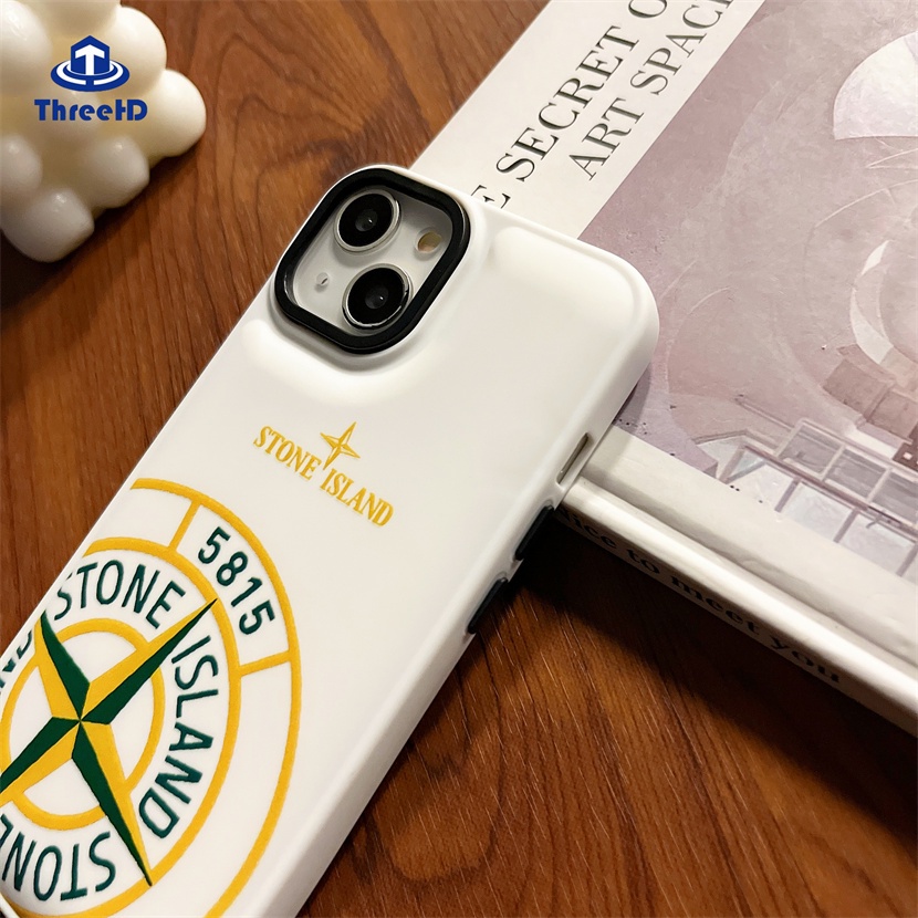 Ốp Điện Thoại TPU Dẻo Họa Tiết Logo Thương Hiệu &amp; Đá Đơn Giản Thời Trang Cho iPhone 14 13 12 11 Pro Max SE2020 X XR Xs Max
