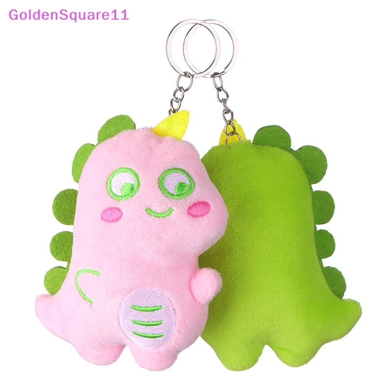 Móc Khóa Hình Khủng Long Nhồi Bông Màu Vàng Dễ Thương