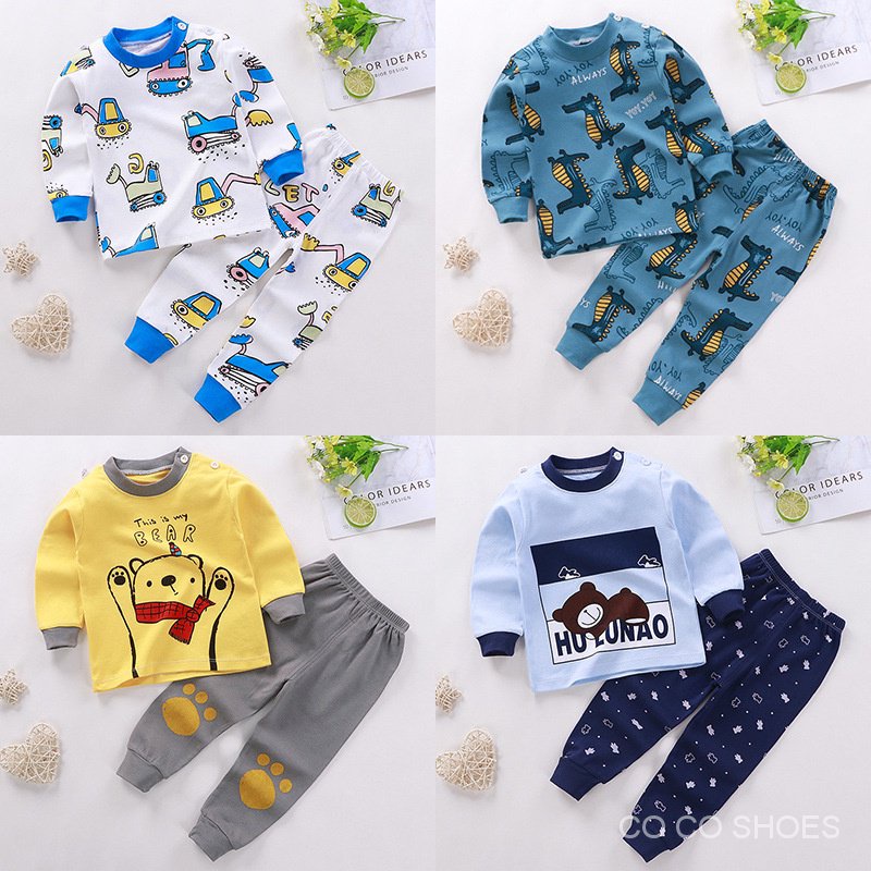 Bộ Đồ Ngủ Bằng Cotton Nguyên Chất Phong Cách Mới 2023 Cho Bé