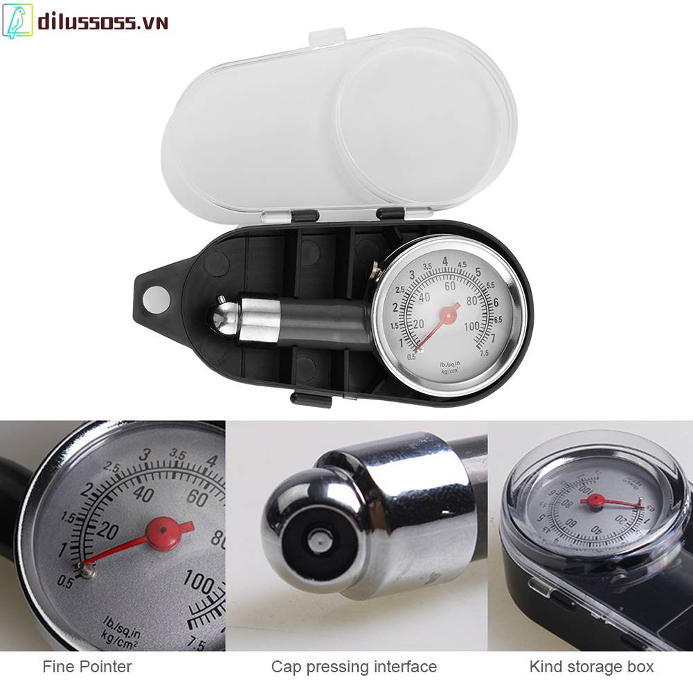 Dụng Cụ Đo Áp Suất Lốp Xe Hơi Độ Chính Xác Cao