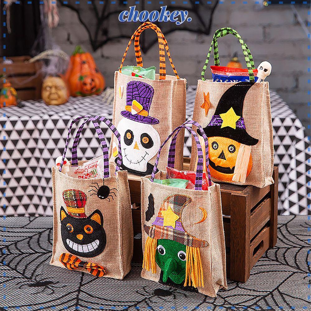 CHOOKEY Túi Đựng Kẹo Halloween Hình Phù Thủy Độc Đáo