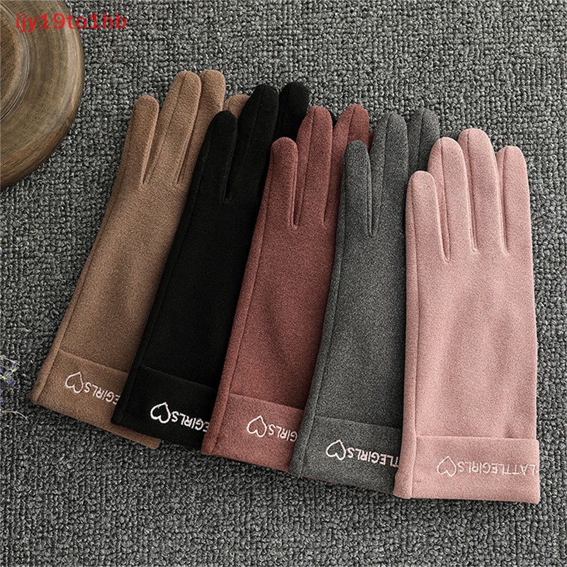 {Ijy19to1hb} găng tay ấm áp mùa đông cho Nữ Găng tay chống gió đi xe đạp găng tay màn hình cảm ứng nhiệt mới