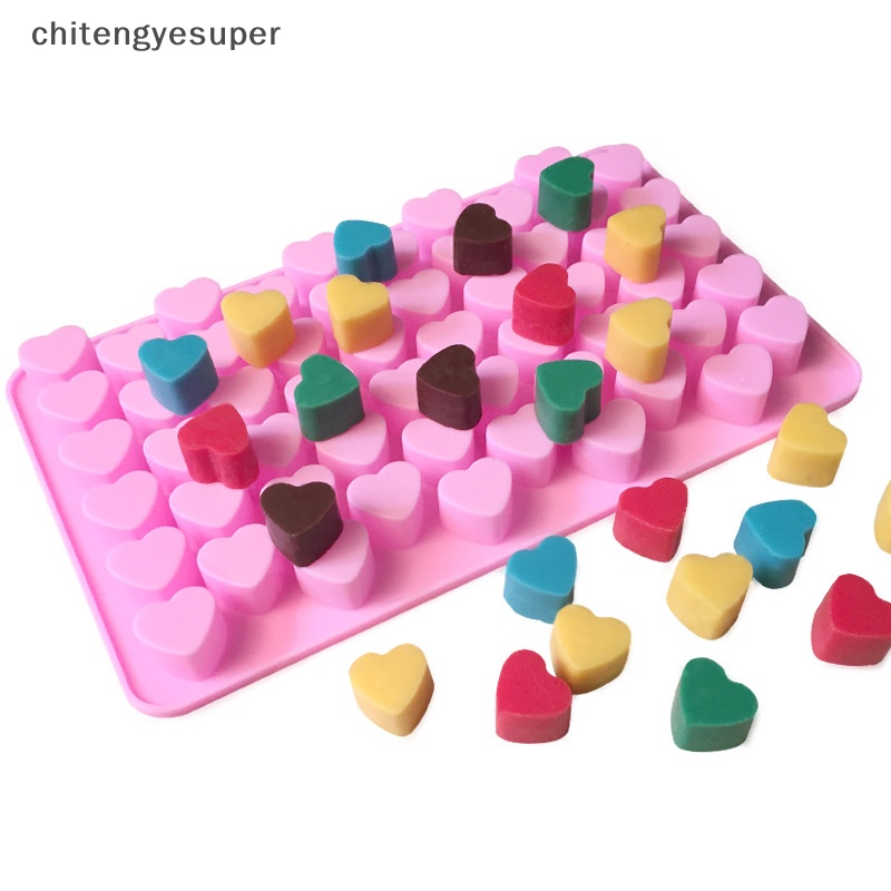 Khuôn Silicone Làm Đá / Sô Cô La / Đá Viên Hình Trái Tim Mini 3D DIY