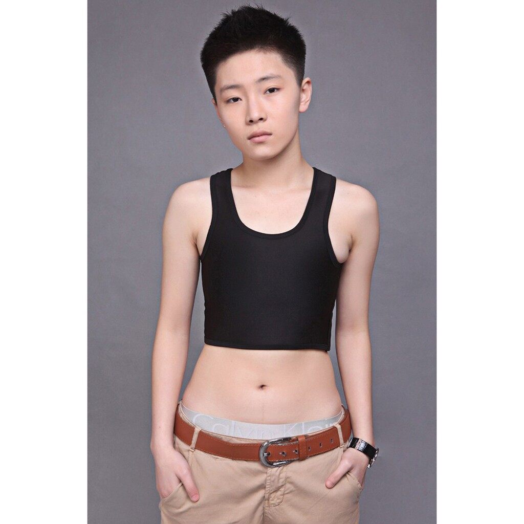 Áo Ngực Khóa Cài Thoáng Khí Tomboy Trong Suốt
