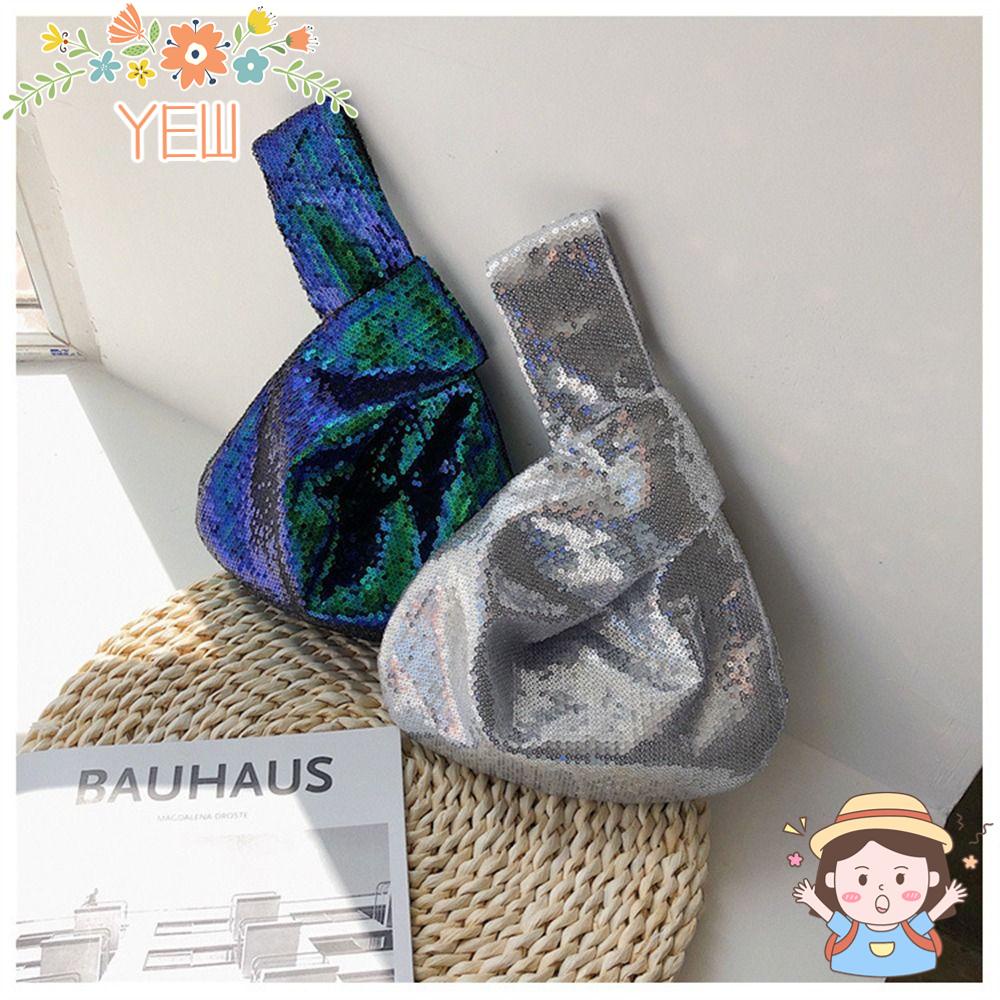 Túi Đeo Cổ Tay Đính Kim Tuyến Lấp Lánh Dành Cho Nữ