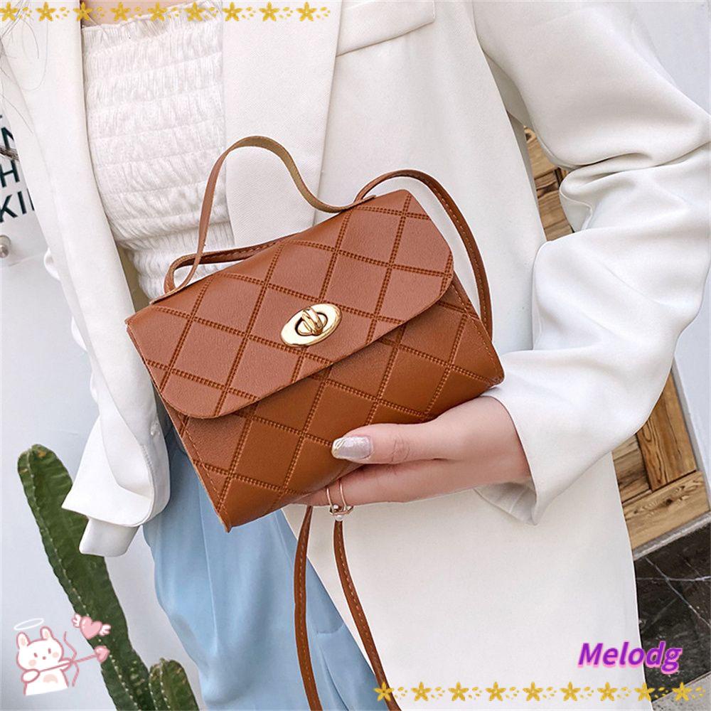 MELODG Túi Đeo Vai Đựng Điện Thoại Hình Vuông Dành Cho Nữ