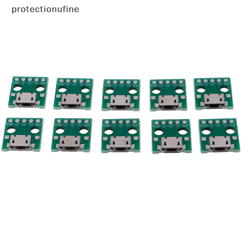 Set 10 Bảng Mạch Chuyển Đổi Cổng MICRO USB Sang DIP 5Pin PCB Chuyên Dụng