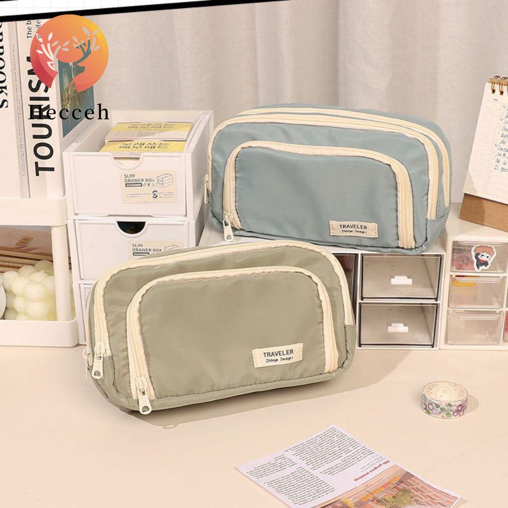 HECCEH Túi Đựng Bút Cỡ Lớn Tiện Dụng Dành Cho Trẻ Nhỏ Ốp