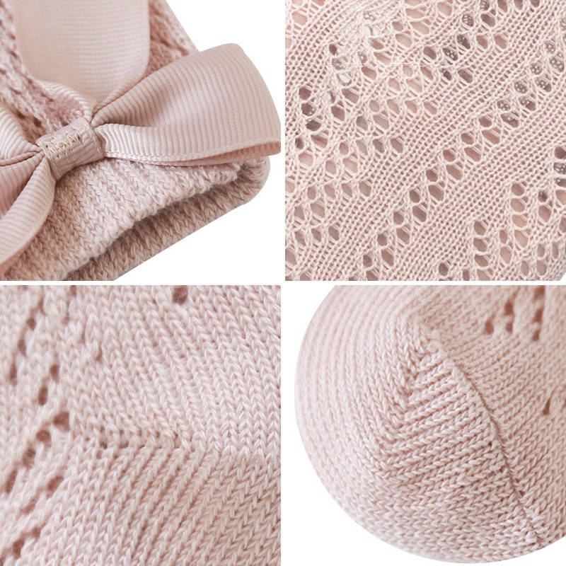 Đôi Tất Lưới Đính Nơ Xinh Xắn Cho Bé Gái