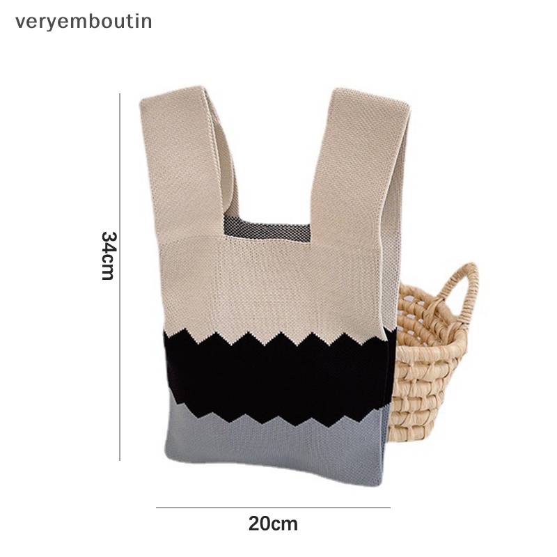 Túi Tote Đan Len Sức Chứa Lớn Thời Trang Sáng Tạo Cho Nữ